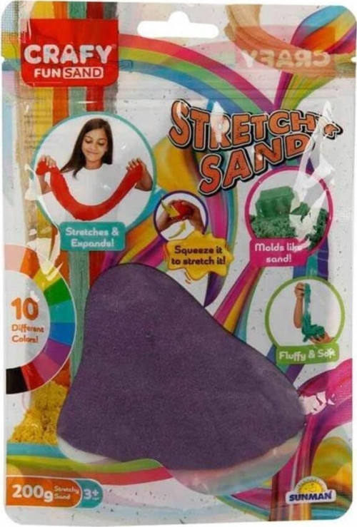 3603 Crafy Streç Oyun Kumu Mor 200 G -Sunman