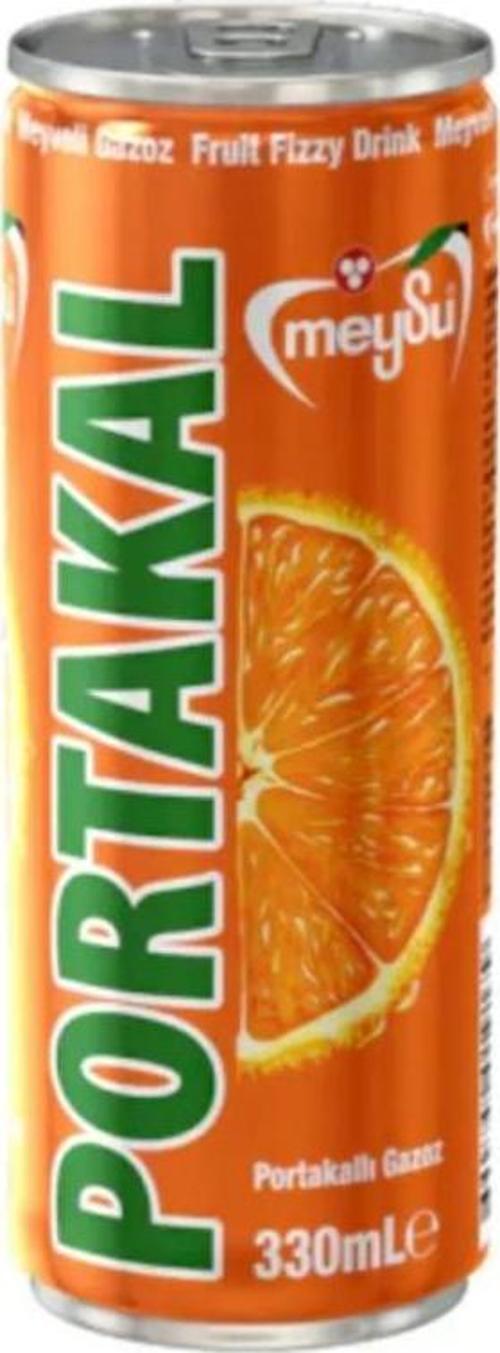 Portakal Meyveli Gazoz Kutu 330 ML 24 Adet
