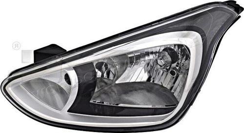 İ10 2013 2019 Far Sol Elektrikli   Siyah   H4 Py21W W5W H7 (Oem No:92101B9300)