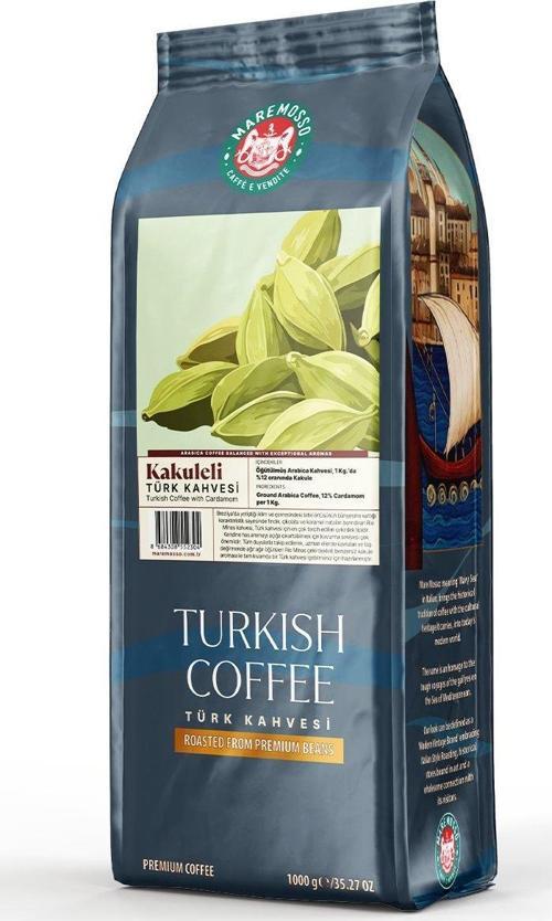 Kakule Aromalı Türk Kahvesi 1 KG.