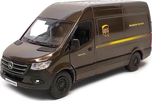 Mercedes-benz Sprinter Ups Sürümü Teslimat Van 1:48 Ölçekli