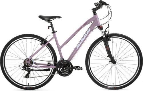 8200 TREKKİNG BİSİKLETİ 45 CM V 700C 21 VİTES MAT MOR BEYAZ MOR