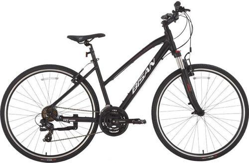 8200 TREKKİNG BİSİKLETİ 45 CM V 700C 21 VİTES MAT SİYAH BEYAZ PEMBE