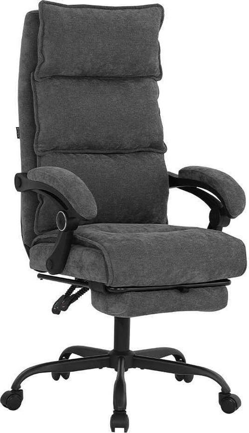 Ultra Comfort Çalışma Koltuğu -  Koyu Gri 64.5x112-120x65 cm