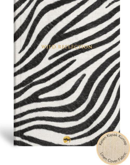 Keten Ciltli Düz Defter Zebra 17x24