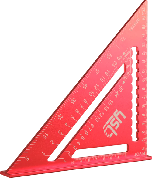 18 cm Alüminyum Üçgen Marangoz Gönye