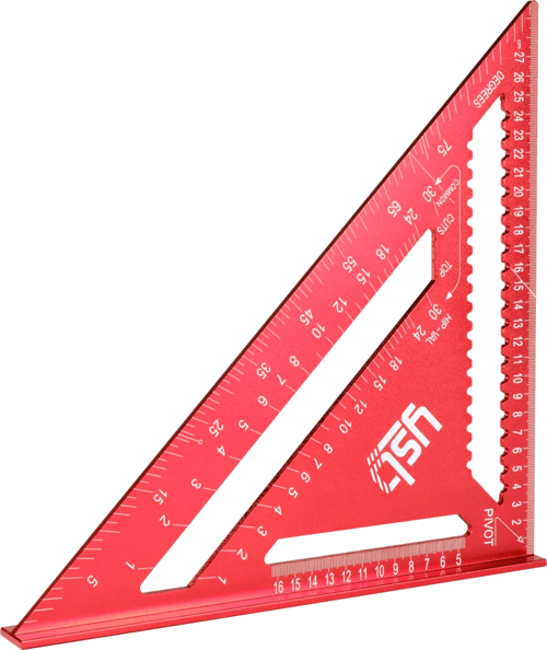 30 cm Alüminyum Üçgen Marangoz Gönye