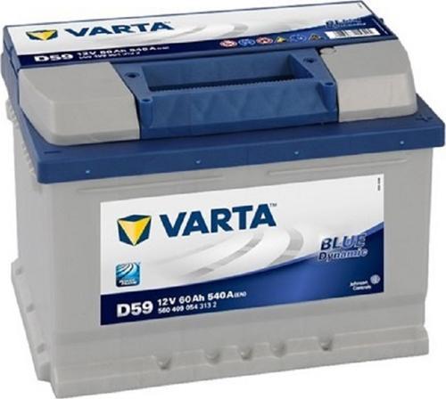 D59 12V 60 Ah Amper Alçak Tip Akü