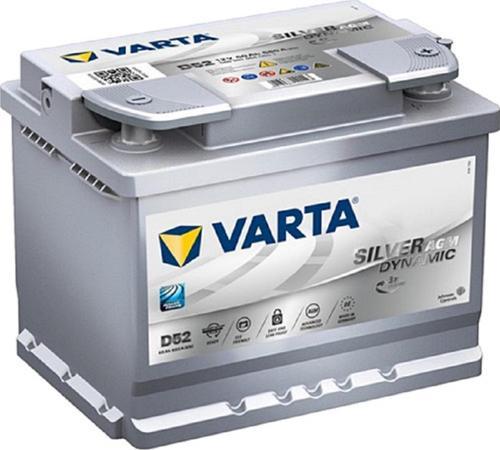 D52 12V 60 Ah Amper AGM Start&Stop Akü