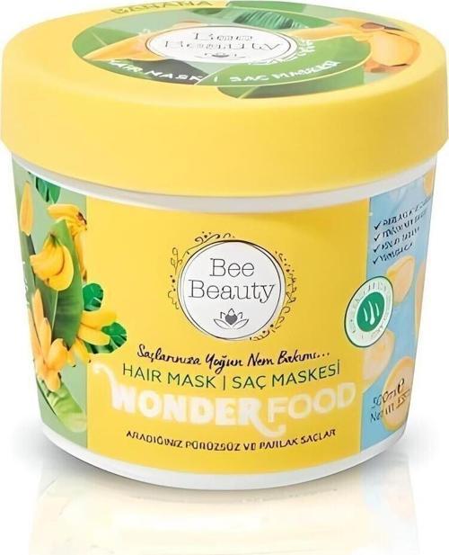 Wonder Food Banana Crush Elektriklenme Karşıtı Saç Maskesi 300 Ml