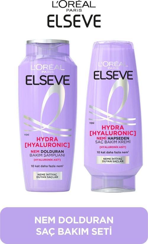 Hydra [Hyaluronic] Neme Ihtiyaç Duyan Saçlar Için Bakım Seti - Şampuan & Saç Bakım Kremi