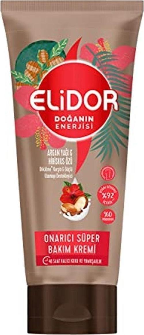 Doğanın Enerjisi Onarıcı Süper Saç Bakım Kremi Argan Yağı Ve Hibiskus Özü Dökülme Karşıtı Ve