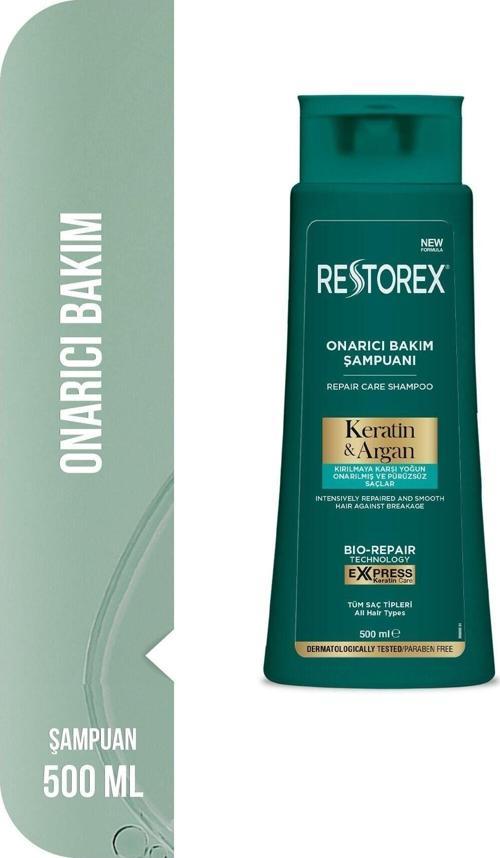 Keratin&Argan Onarıcı Şampuan 500Ml New