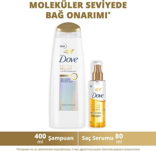 Saç Bakım Şampuanı Bond Intense Repair Peptid Kompleksi 400 Ml Çift Fazlı Saç Serumu 80 Ml