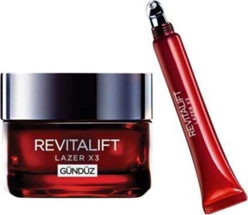 L'Oreal Paris L'Oréal Paris Revitalift Lazer X3 Yoğun Yaşlanma Karşıtı Gündüz Kremi Dermo Revitalift Laser X3 Göz