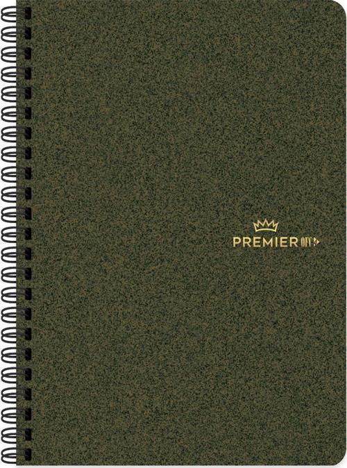 Keskin 17x24 Sert Kapak Ayraçlı Spiralli Premier Ofc4 Defter - Yeşil