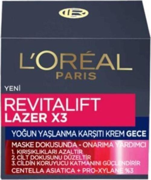 L'Oreal Paris Loreal Revıtalıft Lazer X3 Gece