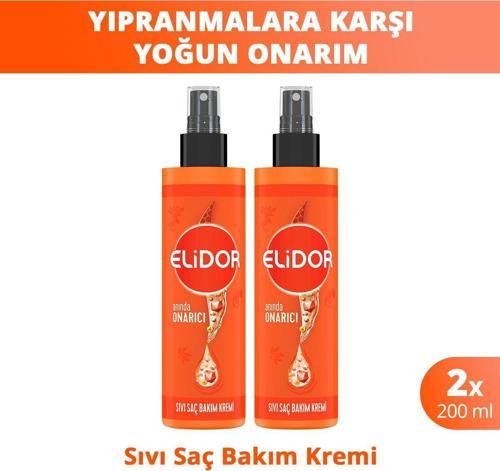 Superblend Sıvı Saç Bakım Kremi Anında Onarıcı C Vitamini Keratin Seramid 200 Ml X2