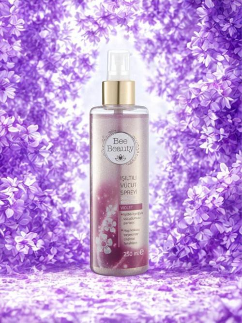 Violet Işıltılı Vücut Spreyi 250 Ml