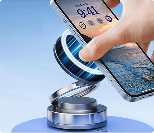 GA37 Mag-Safe Ultra Sağlam Vakumlı Mini Araç Telefon Tutucu Ev Spor Salonu Fayans Ayna
