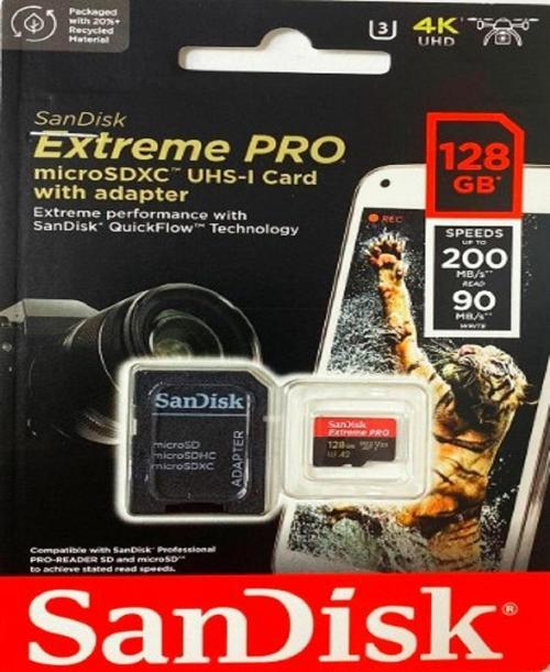 128GB Micro SDXC UHS-1 Pro 200MB/s Hafıza Kartı