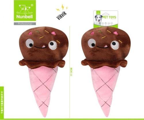 Sesli Dondurma Köpek Oyuncağı 17,5 Cm