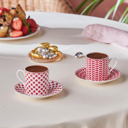 Bahar 2 Kişilik Kahve Fincanı 90 Ml