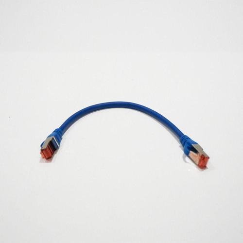 Bakır Patch Kablo S/FTP CAT6 0,25 mt LSZH MAVİ ASSMAN