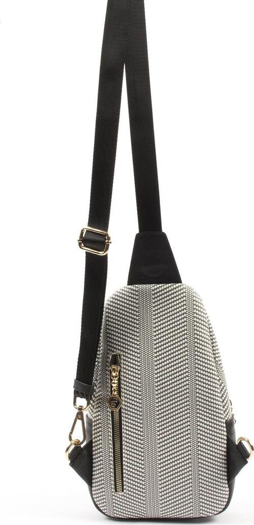 Kadın Bel Çantası 959-34657 SILVER POLO FREEBAG M132 SİYAH BEYAZ-MAT SİYAH