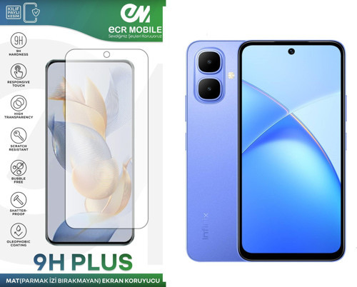 Infinix Smart 10 ile Uyumlu Ekran Koruyucu MAT Parmak İzi Bırakmayan Esnek Nano Kırılmayan