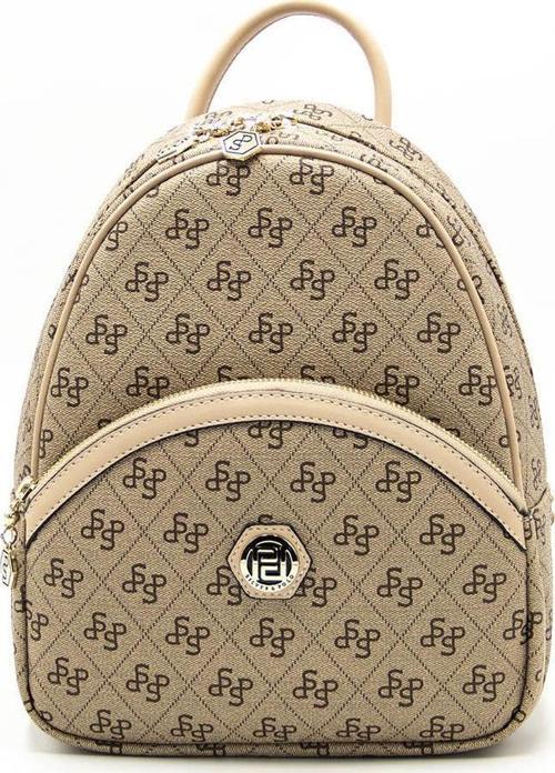 Kadın  945-43920 Silver Polo SIRT ÇANTASI M178 KOYU BEJ-MAT TEN