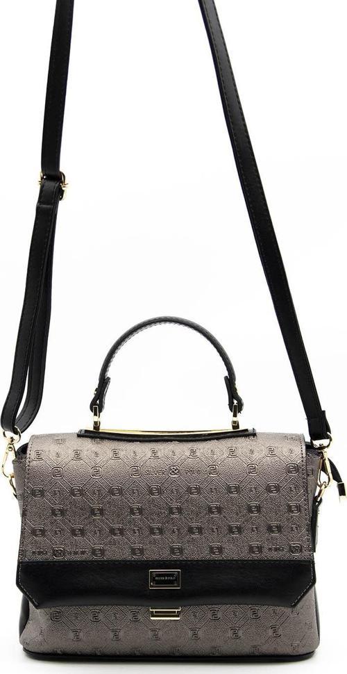 Kadın Omuz Çantası 838-37741 BAYAN ÇANTASI M46 PLATİN-MAT SİYAH