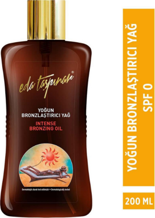 Bronzlaştırıcı Güneş Yağı SPF 15 – Koruyucu ve Işıltılı Bronzluk – 200 ml