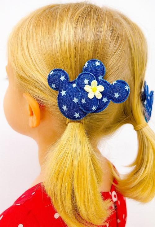 Minnie Kot Desenli Kız Çocuk Toka