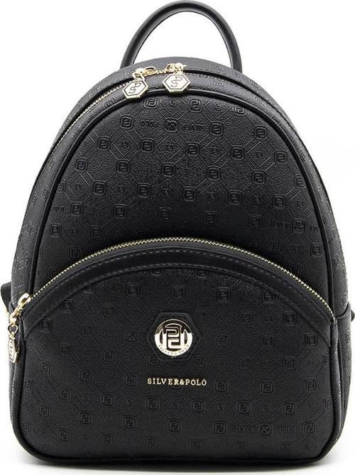 Kadın  945-38100 SİLVER POLO SIRT ÇANTASI M46 SİYAH-MAT SİYAH