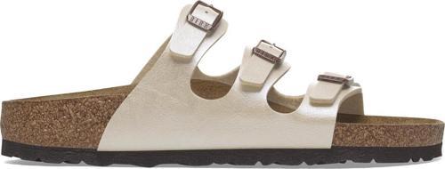 Kadın Terlik 1029818 Birkenstock FLORIDA BF GRACEFUL Pearl White