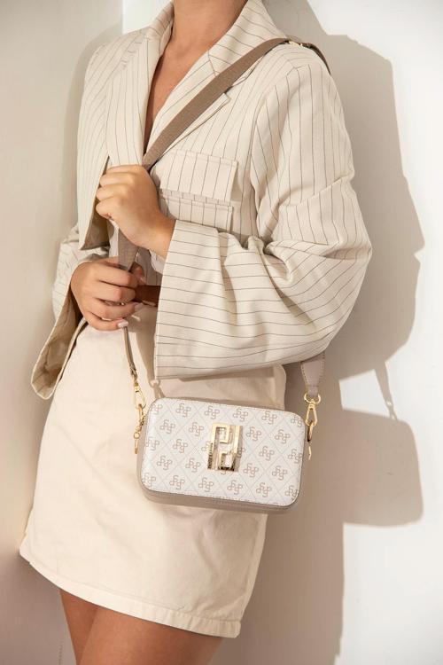 Kadın Çapraz Çanta 1078-43038 SİLVER POLO ÇAPRAZ BAYAN ÇANTASI M178 BEJ-MAT KUM