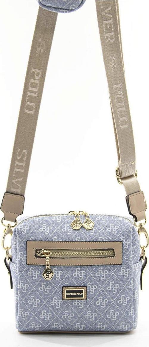Kadın Çapraz Çanta 1038-44354 SILVER POLO ÇAPRAZ BAYAN ÇANTASI M178 MAVİ-MAT TEN
