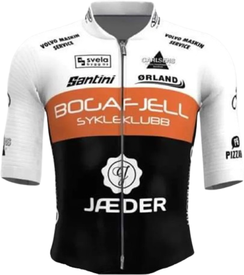 Bogafjell Sykle Klubb Özel Seri Çocuk Bisiklet Forması 9C942B75KID Beyaz-9 Yaş