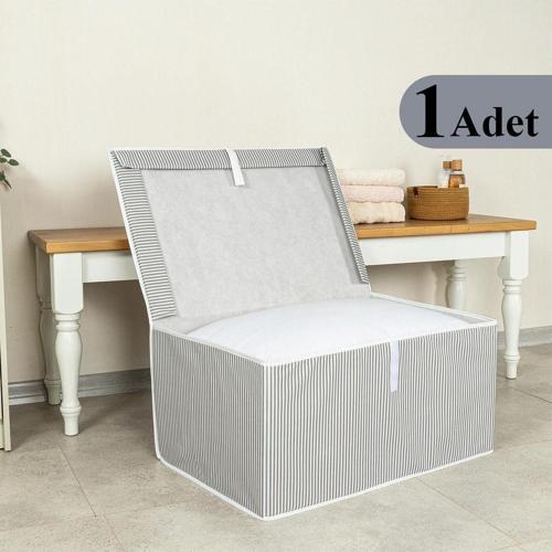 Çok Amaçlı Düzenleyici Kutu Mega Gri 60X40X30Cm