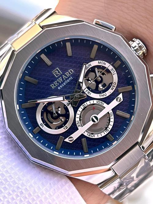 Çelik Kordon 2 Yıl Garantili 5 Atm Suya Dayanıklı İç Fonksiyonları Aktif Erkek Kol Saati RE23