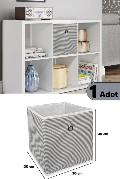 Raf Organizer Saklama Kutusu Gri 30 X 30 X 30