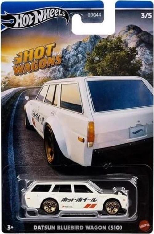  Hot Wheels Hot Wagons Datsun Bluebird Wagon (510) HWR56 HRR88