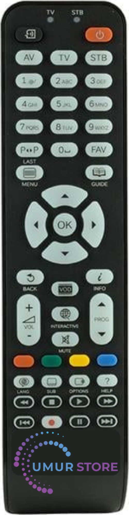 Airtes IP TV Box Uydu Alıcı Kumandası