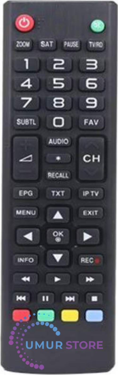 TS-50 HD Plus Uydu Alıcı Kumandası