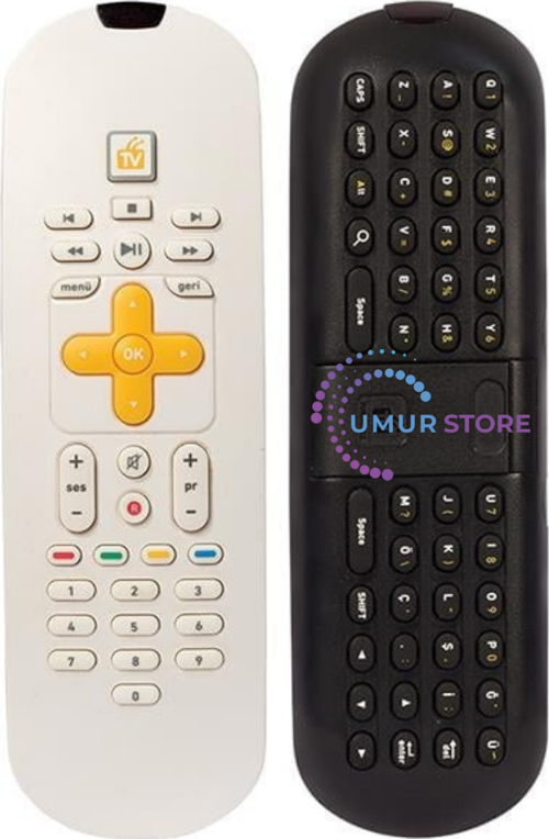 TV + Plus Klavyeli Uydu Kumandası