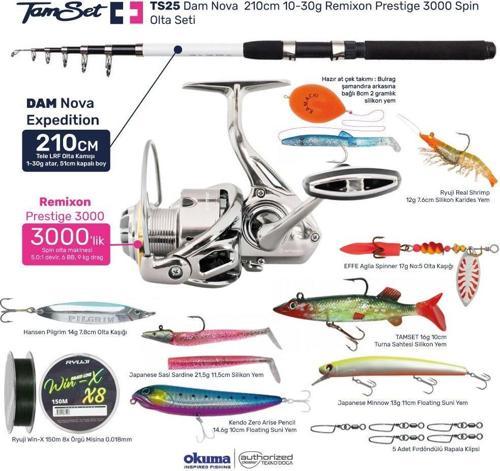 Prestige 3000 Nova 210cm Spin Olta Takımı Seti TS25