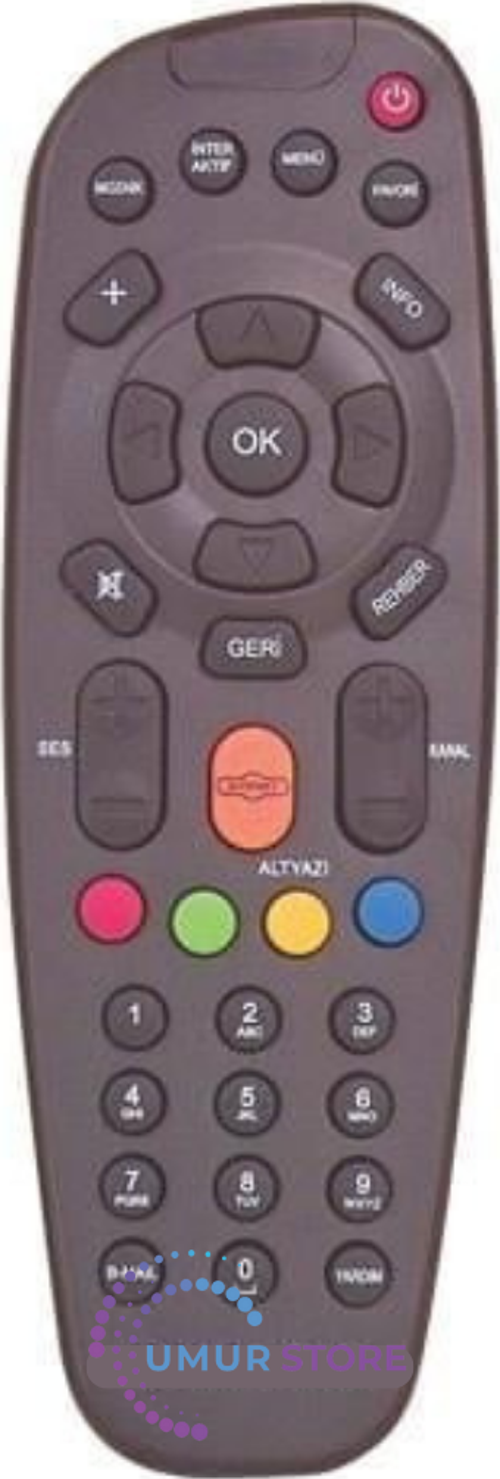 RS-804 Oval Uydu Alıcı Kumandası