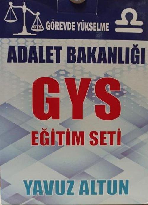 Adalet Bakanlığı GYS Eğitim Seti - 4 Kitap Takım
