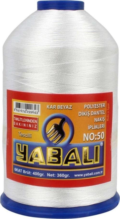 Oya Dantel Ipliği No 50 Karbeyaz 6 Kat 400 Gr